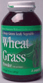Organic wheat grass powder